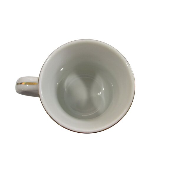 Vintage Japanese Porcelain Imari Mug With Floral Bird Design EUC Red Blue - Picture 6 of 11